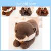 Plush Toy Otter Sitting Lying Stuffed Animal Doll Kids Birthday Gifts Decoration