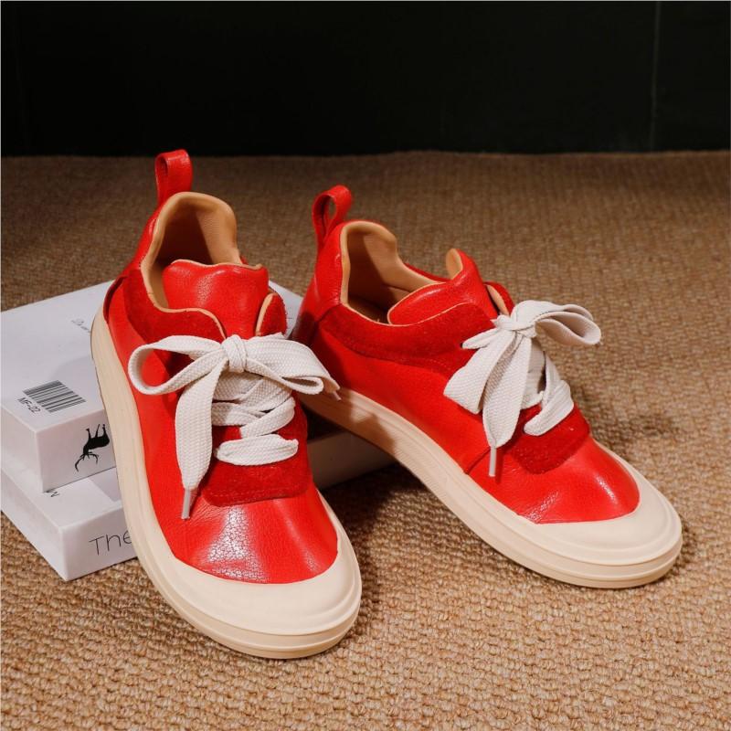 Johnature Женская обувь из натуральной кожи, удобная, на плоской подошве, универсальная, с мягкой подошвой, в спортивном стиле, повседневная