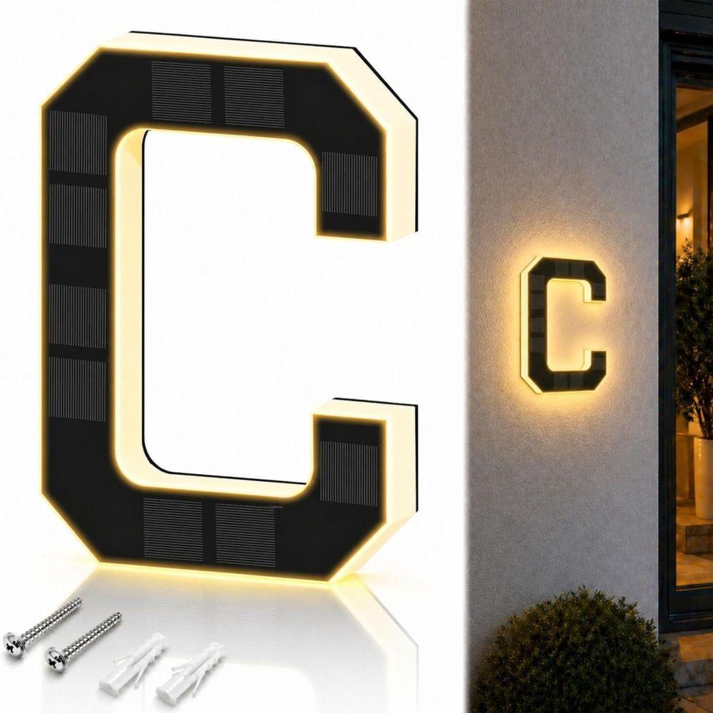 IP65 Waterproof LED House Number Plaque 4.7inch,6.7inch.9inch LED Address Numbers Signs Home