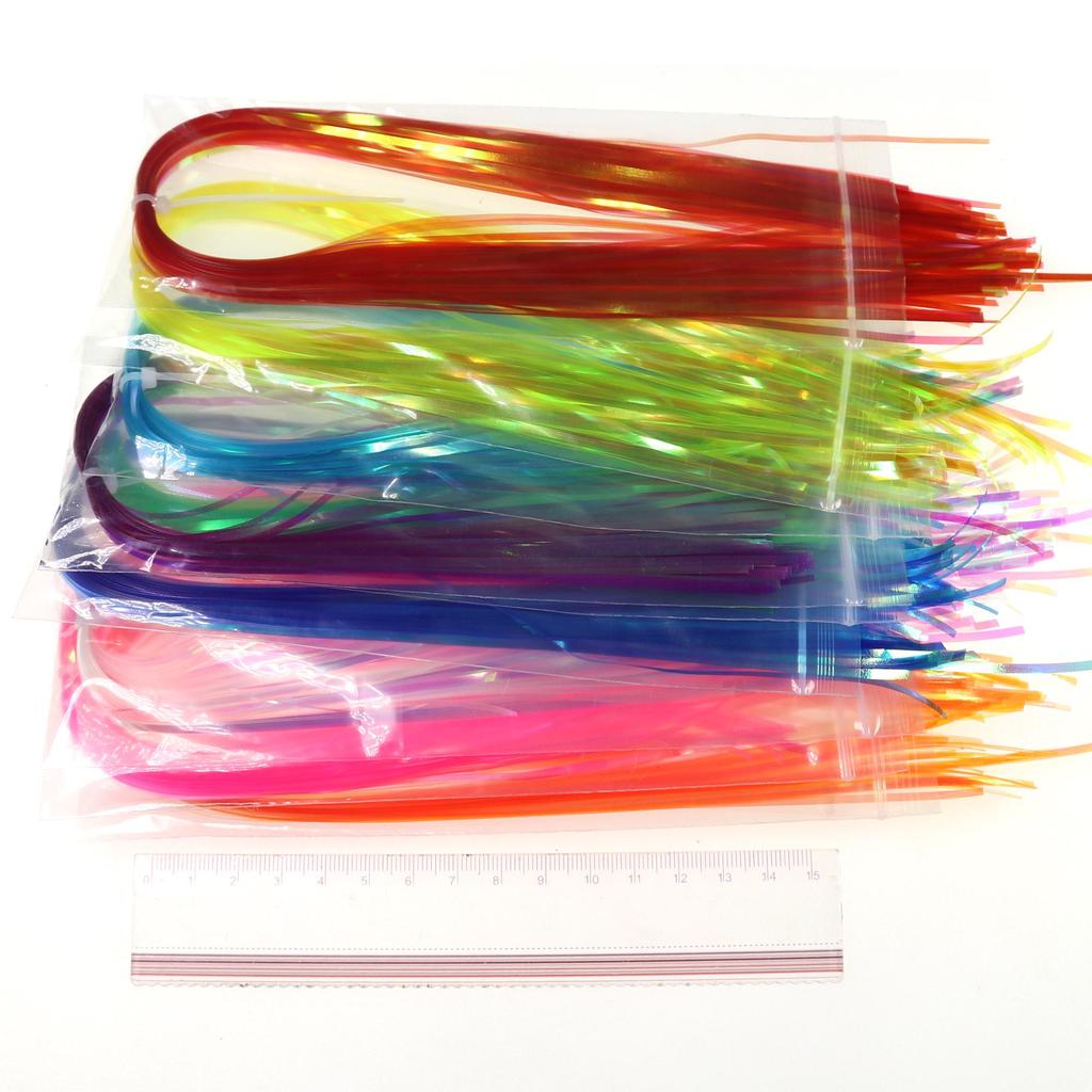 2 мм УФ Flashabou голографическая мишура Stonefly Nymph Back Jig Body Wrap приманка для рыбалки, материал для связывания мух