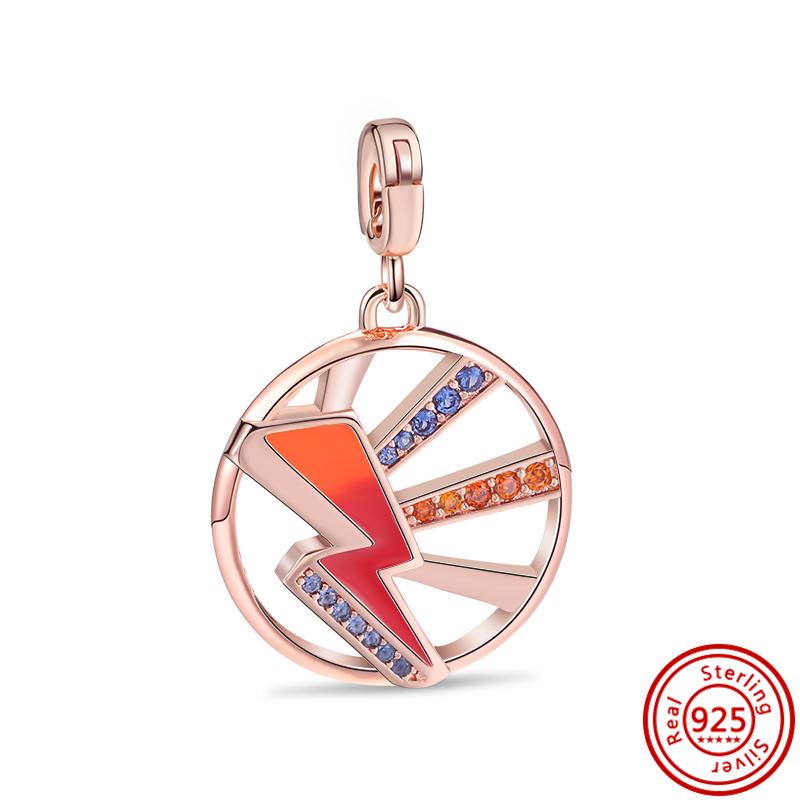 ME Series Стерлингового Серебра 925 Очарование Слово Любви Ссылка Круглый Разъем Пламя Медаль Мини-Висячий Браслет Fit Me Женские Ювелирные Изделия