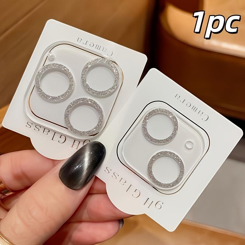 1PC Glitter Diamond Camera Lens Protector For iPhone 17 16 15 14 13 12 11 Pro Max Tempered Glass Anti-Scratch Anti-Glare Lens 4