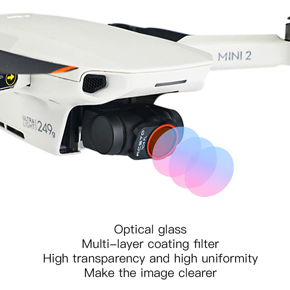 DJI Mini 2 Camera Lens Filter for DJI Mavic MINI 1/2/SE Drone Filter Set UV/CPL/4ND PL/8 ND PL/16ND PL/32 ND PL Accessories