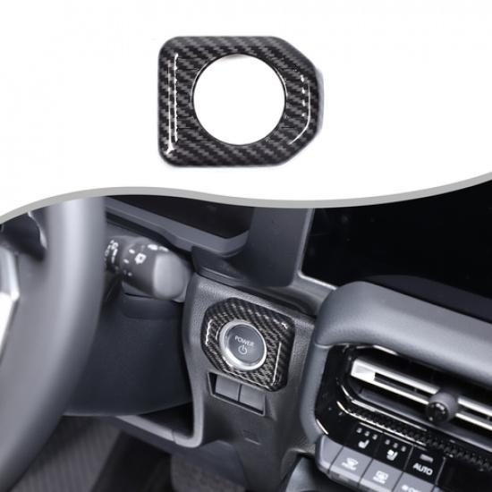 ABS Carbon Fiber Engine Start/Stop Trim For Toyota Land Cruiser LC250 2024+