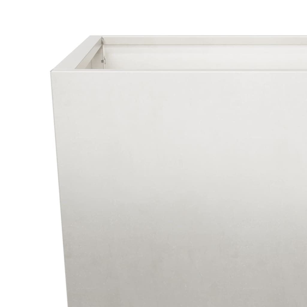 Plant Pot 45x45x75 cm Stainless Steel