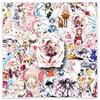 50 шт. Водонепроницаемые Аниме Наклейки Puella Magi Kaname Madoka Magica Японский Манга Мультфильм Akemi Homura Рисунок Каракули Украшения