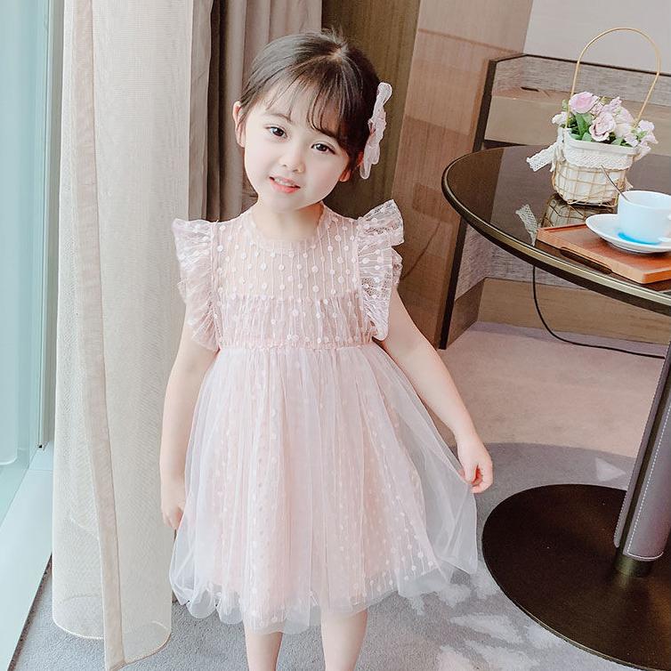 Пышные платья для девочек, сетчатая юбка, детский костюм с рюшами и вышивкой для рождественской вечеринки, платье-пачка на день рождения, детская одежда
