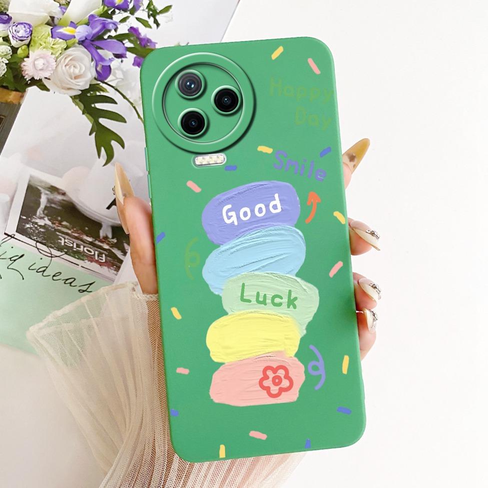 For Infinix Note 12 Pro 4G Case X676B Fashion Cartoon Cute Funny Painted Silicone Bumper For Infinix Note 12 2023 X676C Casing