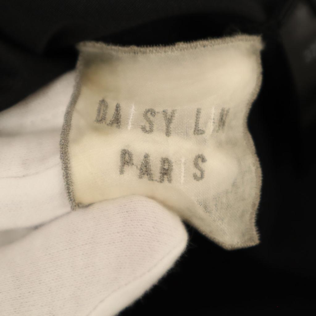 DAISY LIN PARIS made in Japan No sleeve knit Knee-length dress 38 black Women Used