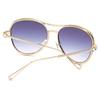 Premium Oversized Square Sunglasses For Women Featuring Sparkling Bling Frame