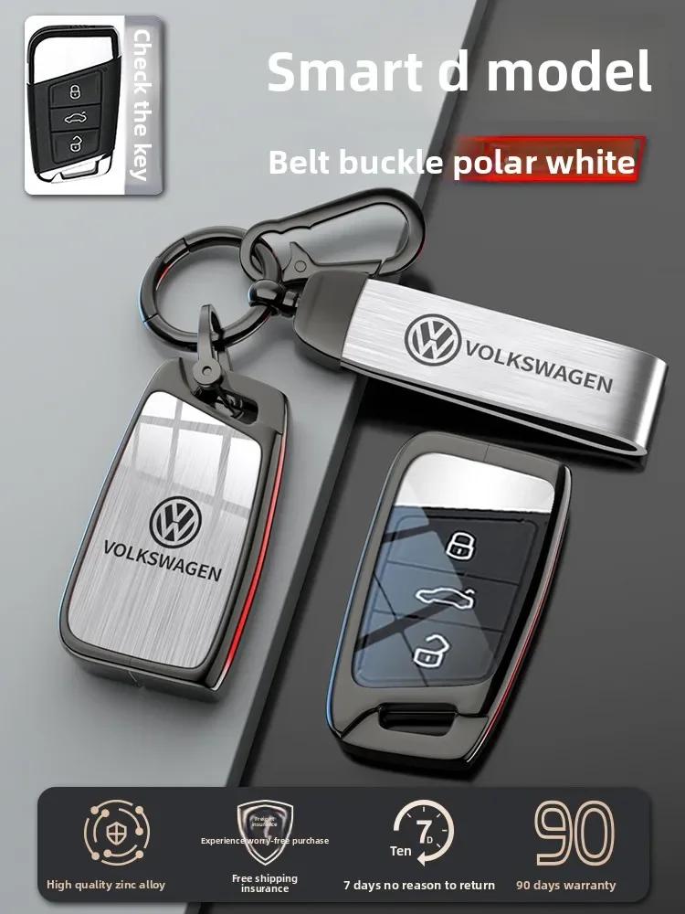 qwe3Car Sticker 2026 Hot Styling Mouldings For VOLKSWAGEN VW New Car Remote Key Case Cover Shell For VW Volkswagen Golf 8 MK8 2020