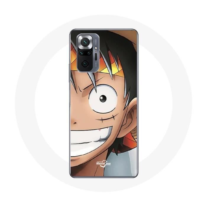 Coque - Xiaomi - Redmi Note 10 Pro - Silicone - Souple - One piece Manga Luffy