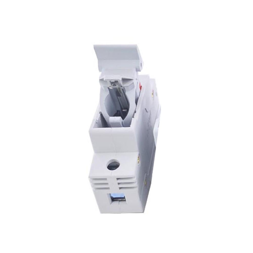 RT18-63X 1P 63A 14x51 мм DIN-рейка держатель предохранителя основание со светодиодной подсветкой