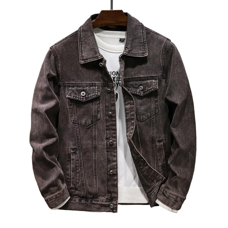 Men's Slim Fit Denim Jacket - Autumn/Winter Trend, European & American Style, Versatile Fashion Top