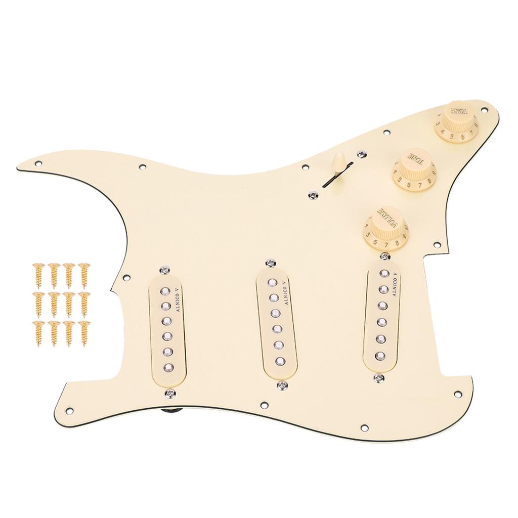 1 комплект предварительно подключенных звукоснимателей SSS Pickguard ALNICO V Magnet для электрогитары