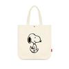 Многоразовая эко-сумка для покупок Snoopy с ручкой для использования на открытом воздухе [Cracks Co., Ltd.] Шопинг, путешествия, пляж, кемпинг, (123579)