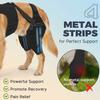 Knee pads for dogs with ACL injury of hind legs  adjustable with 4 knee pads for dogs with ACL injury of hind legs  adjustable with 4 stabilizers