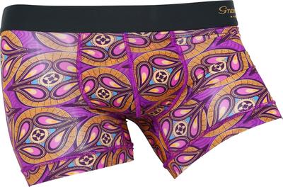 Grave Vault Короткие боксеры Идеальный подарок на день отца Сделано в Сделано со Стильные и Идеально подходят для Отцов и KIXX знак ЛЮБВИ Фиолетовый Размер Мужские трусы,