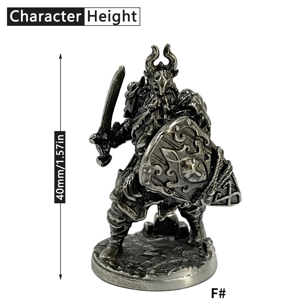 Middle Ages Legion Wraith Soldiers Toy Figurines Miniatures Metal Copper Mens Gifts Desktop Ornaments Decorations Crafts
