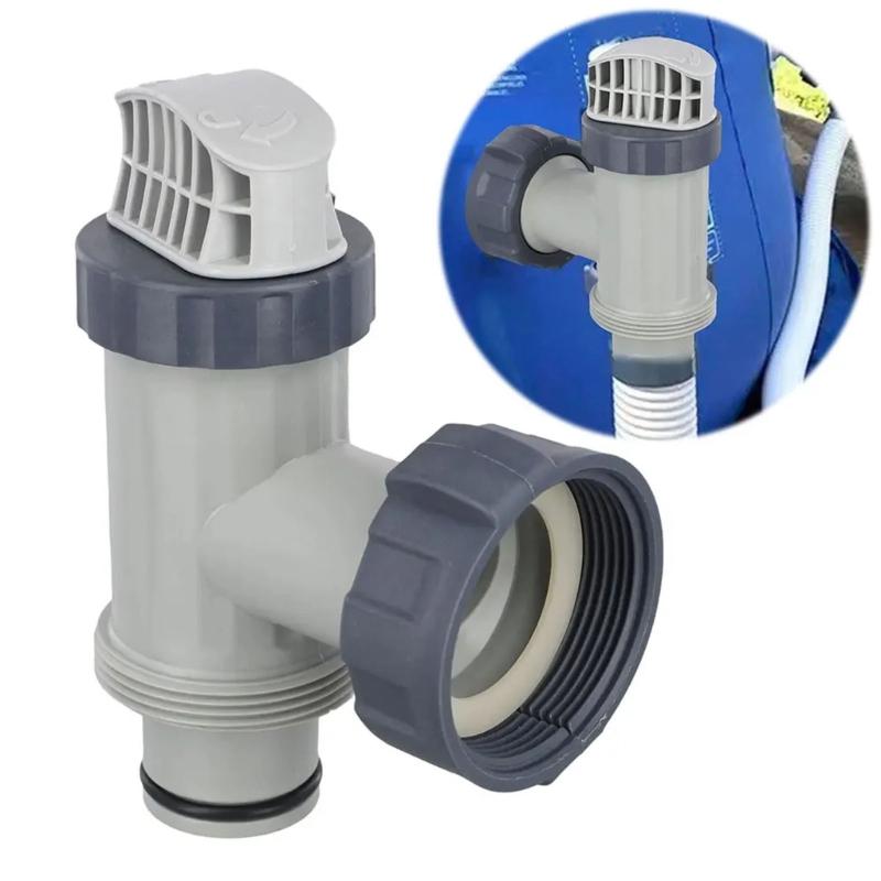 Pool Hose Plunger Valved Kit for Above Ground Swimming Pool Plunger Valved Replacement Parts for Filter Circulation