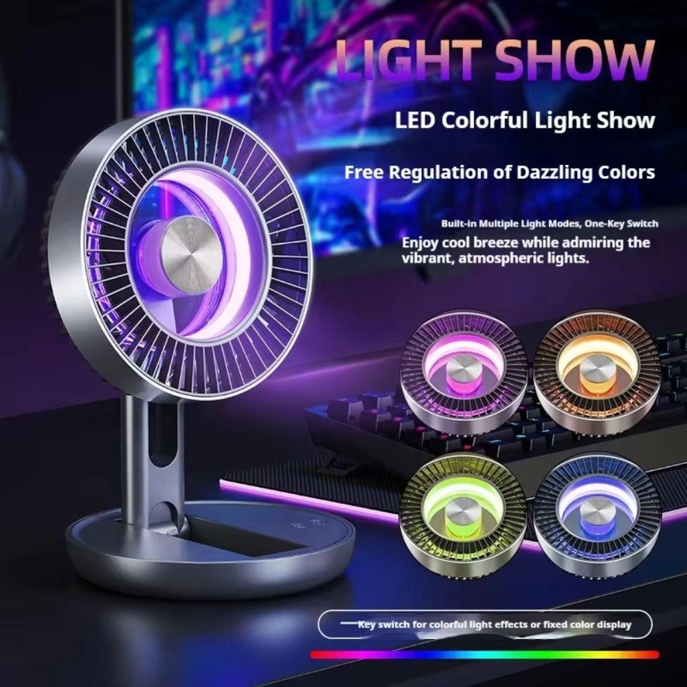 USB Rechargeable High-speed Turbos Air Conditioning Compact Size Cooling Tools Desk Fan Desk