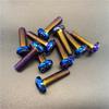10 pcs M8*30mm Titanium Bolt Screw Rotor/brake Disc Screws Bolts Plating Color For Honda Yamaha Kawasaki Suzuki Ornament