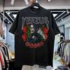 Канье Уэст Базовая черная Yeezus 90-х Базовая черная Классическая футболка Перепечатка S-5XL Унисекс Футболка