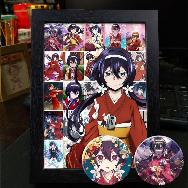 Рамка для фото в стиле аниме Bungo Stray Dogs: Дазай Осаму, Рюносуке Акутагава, Накахара Чуя - готовый стенд для фотоколлажа в подарок