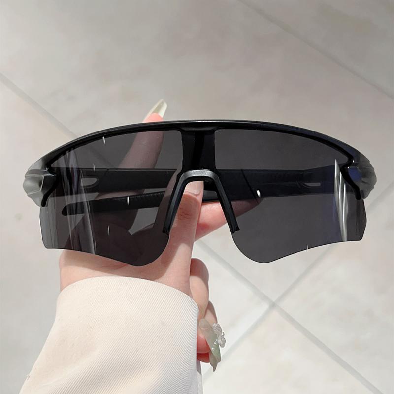 Спортивные очки с полуободковой оправой для мужчин, зеркальные, большого размера, профессиональные велосипедные солнцезащитные очки облегающей формы, защитные очки с защитой от УФ-лучей
