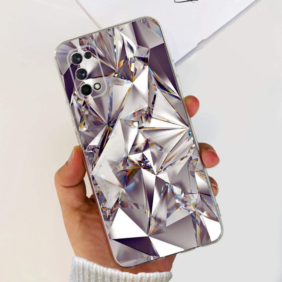 For Realme 7 Pro Case RMX2170 Cute Cat Flowers Painted Cover Clear Silicone Soft TPU Phone Case For Realme 7 Pro Realme7 5G Bags