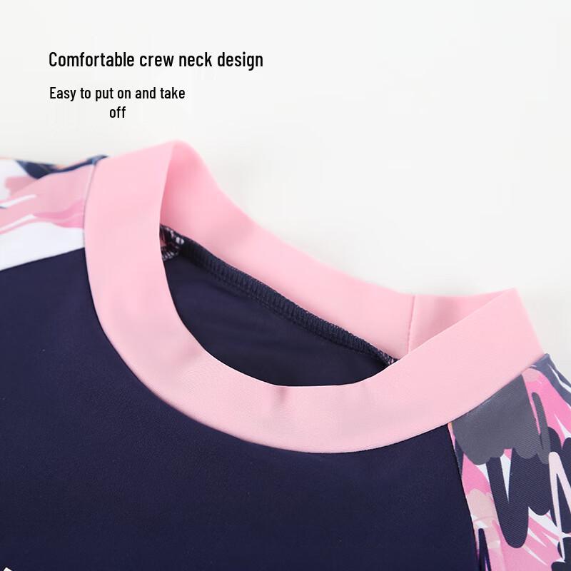 ERKE Girls' Printed Two-Piece Swimsuit