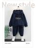 Boys' Spring 2025 Toddler Street Style Two-Piece Outfit: Cool and Handsome Children's Clothing Set