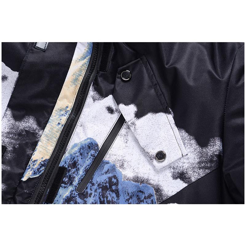 Thicken Ski Jacket for Men Windproof Waterproof Winter Outdoor Sports Hiking Snow Jackets