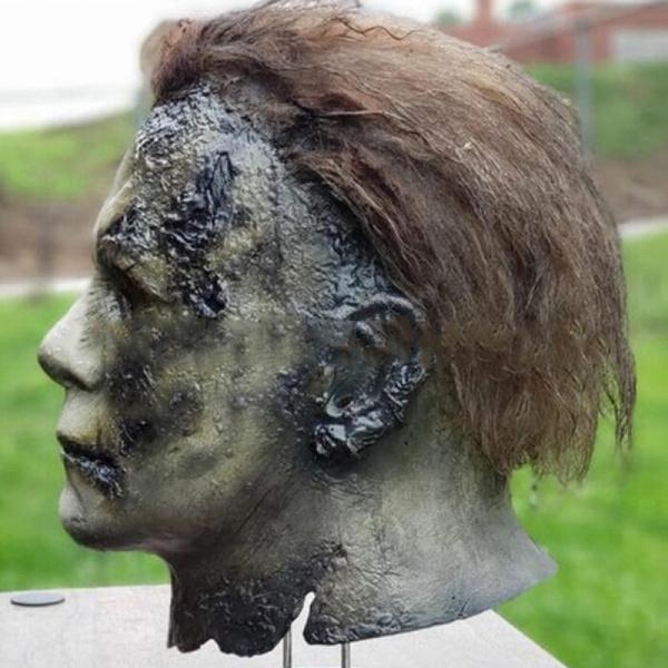 Halloween Michael Myers Mask 2024 Halloween Horror Cosplay Scary Black Halloween Mask