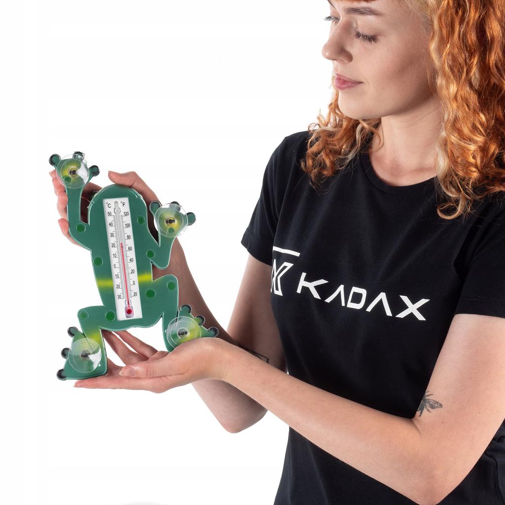 KADAX Уличный оконный термометр, самоклеящиеся присоски-лягушки 