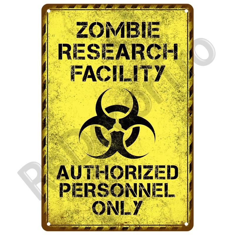 Metal Sign Decorative Wall Plate Art Beware Plaque Metal Vintage Decor Accessories Warning Danger Tin Sign Poster Caution Beware