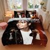 3-teilige Michael Jackson's Legacy Bettwäsche-Sets Für Alle Größen Neu 3D-Druck Bettbezug Steppdecke Bettbezug Kissenbezug Schlafzimmerdekoration