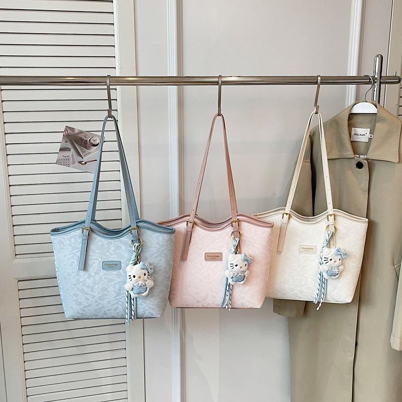 New Summer Women'S Large-Capacity Bags, Popular Fashion Niche Shoulder Bags, Commuter Messenger Tote Bags