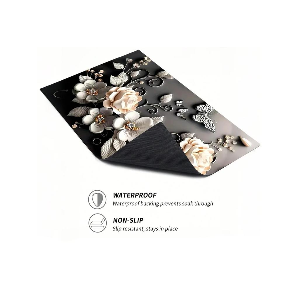 3D цветочный кухонный сливной коврик диатомитовая земля подставка под кофемашину быстросохнущая столешница теплоизоляционная подставка для столовых приборов