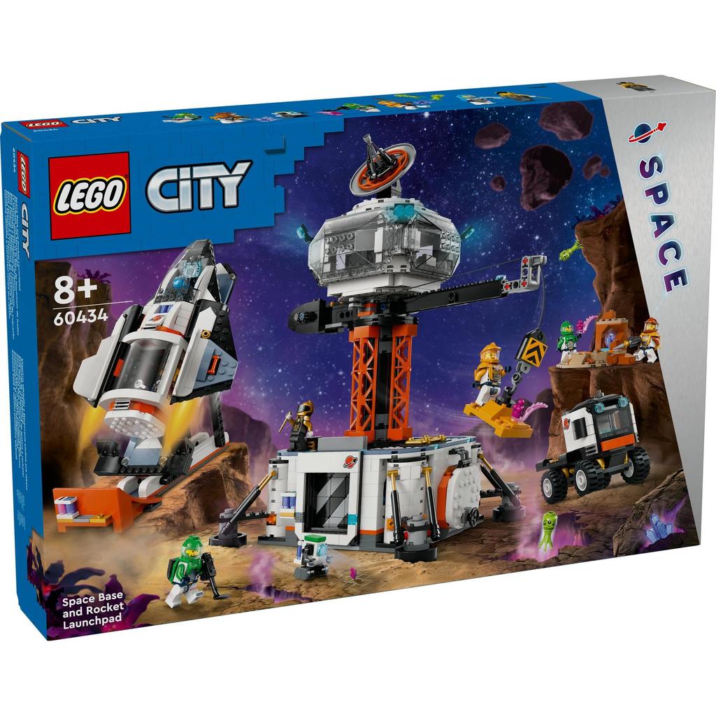 LEGO Городская космическая база и стартовая площадка для ракеты Игрушка Подарок на день рождения Блок Рождество Мальчики Девочки Дети 8 лет 9 лет 10 лет