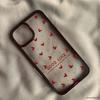 Fashion Pink Little Love Heart Phone Case For iPhone 17 Pro 15 16 14 13 12 11 XR XS Max 7 8Plus Cute Good Luck Clear Hard Cover