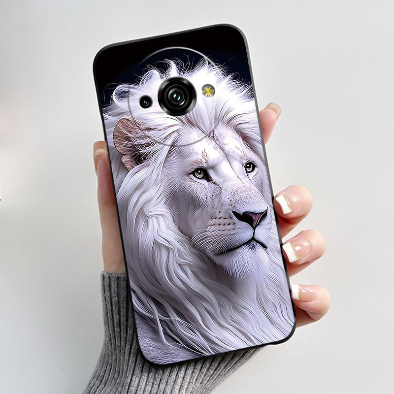 Для Oukitel C59 Чехол Oukitel C59 Pro Обложка Роскошный Милый Любовь Кролик Забавный Узор Черный ТПУ Мягкий Силикон Защитный Чехол для Телефона