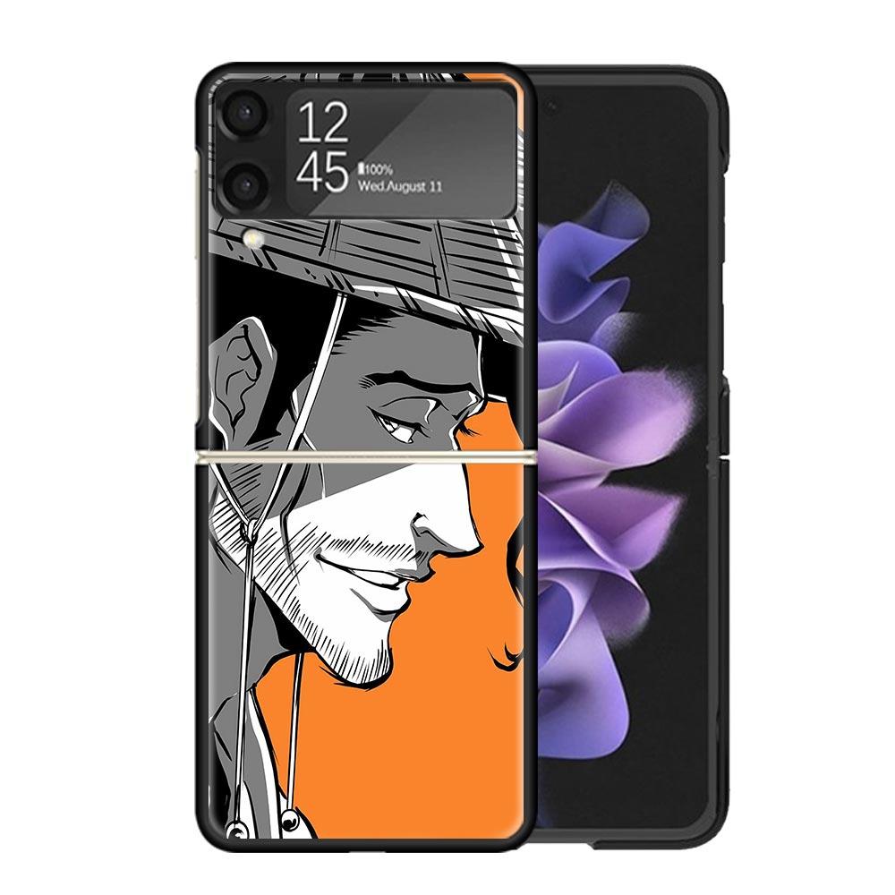 Bleach Кёраку Сюнсуй Чехлы Для Samsung Galaxy Z Flip 4 5 6 7 3 Z Flip7 Flip6 Flip4 Flip5 Flip3 5G Жесткий Ударопрочный Fundas Чехол