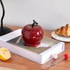 Ceramic Red Fruit Toothpick Dispenser Dental Floss Toothpick Holder Home Office Restaurant Kitchen Desktop Toothpick Organizer Container