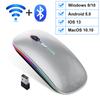Wireless Mouse Bluetooth Mouse Wireless Computer Mouse Rgb Rechargeable Ergonomic Led Backlit Mause Silent Mice For Laptop Pc