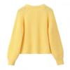 2025 Autumn Women's Long Sleeve Knit Cardigan Sweater Top - European & American Style