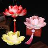 2026 Mid-Autumn Festival Lantern Handheld Paper Lotus Flower DIY Lantern Material Kit Glowing Festival Lantern Lotus Light Decor