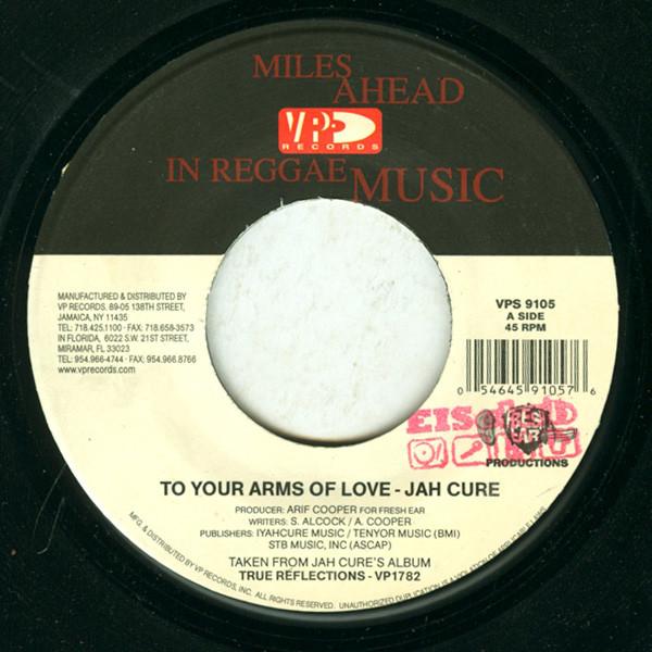 7inch Record JAH CURE - To Your Arms Of Love VPS9105 VP Records 2007 US Reggae, Ska & Dub Used