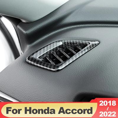 Для Honda Accord 10th 2018 2022 приборной панели автомобиля, накладка на вентиляционное отверстие, рамка, декоративная рамка, аксессуары для литья
