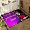 Hot Singer J-Justin B-Bieber Floor Mat Soft Thickened Absorbent Non-Slip Bedroom Living Room Door Mat Home Decor Flannel Rugs